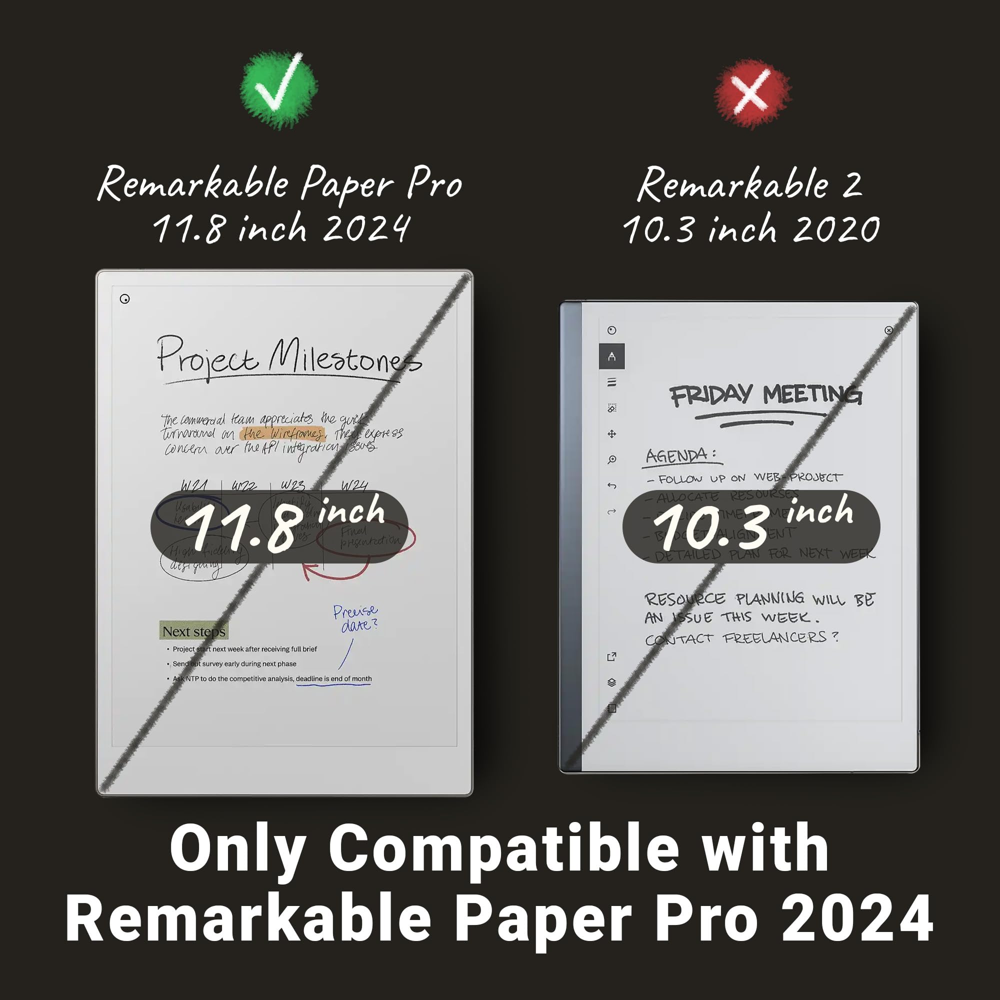 Amazon.co.jp: [2024] Remarkable Paper Pro ケース 11.8インチ